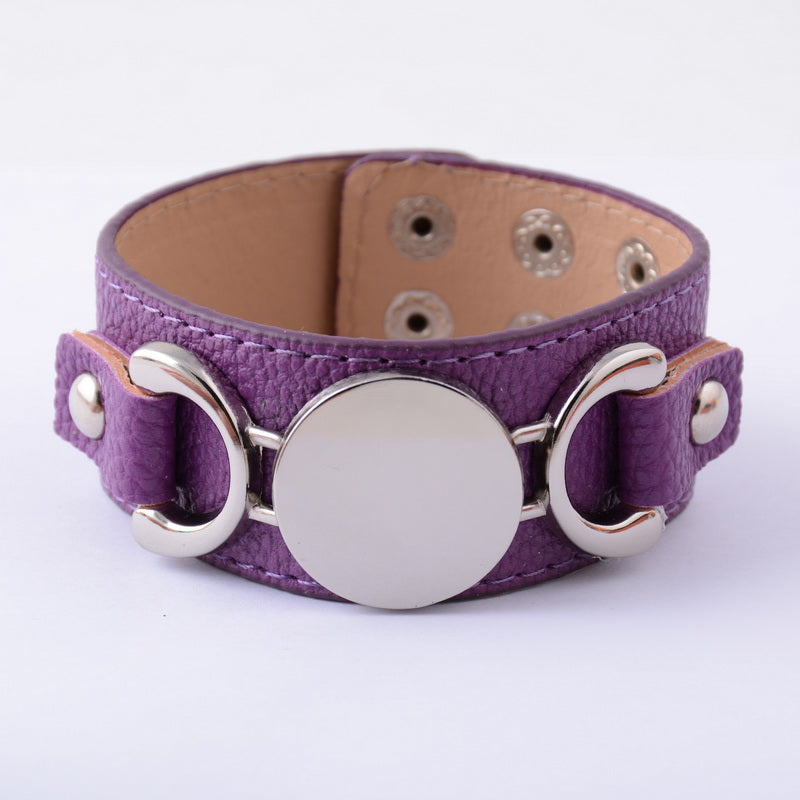 Monogram Leather Bracelet