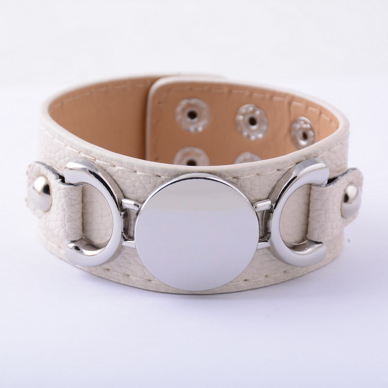 Monogram Leather Bracelet