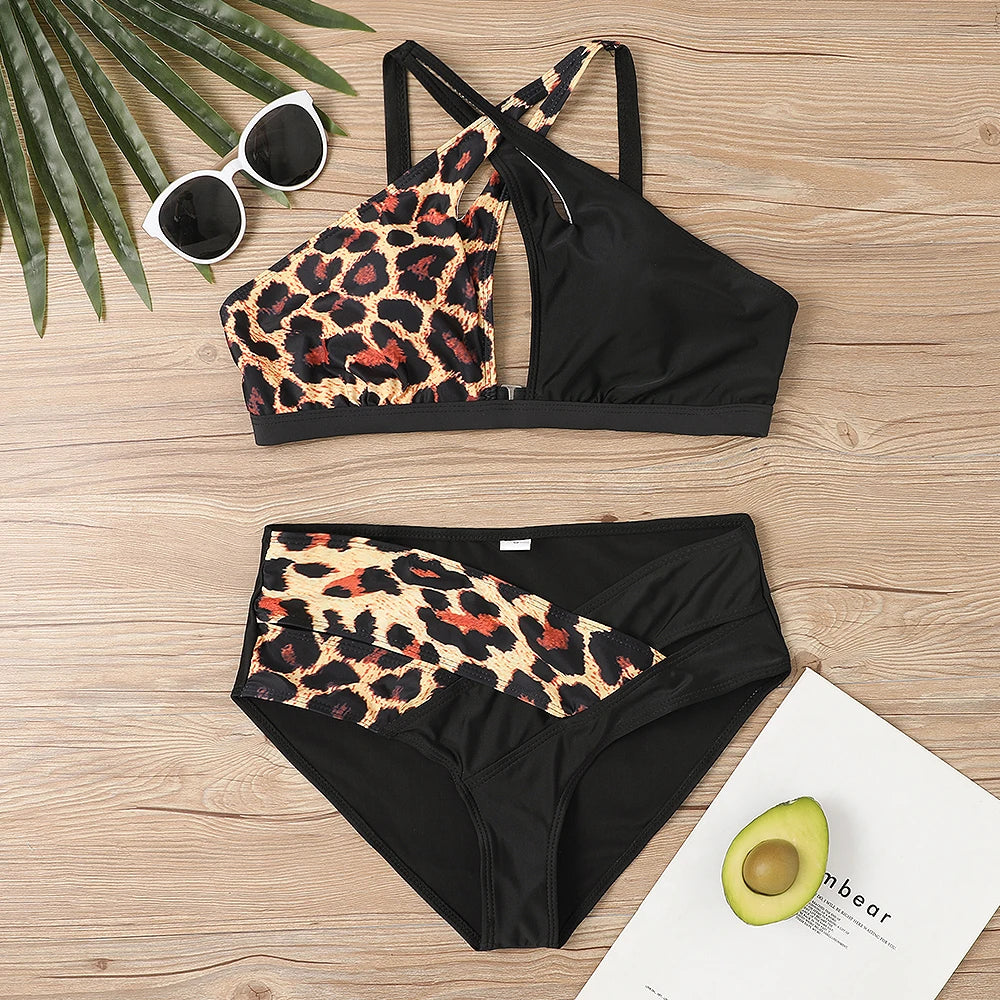 2022 Sexy Monokini Print Swimsuit