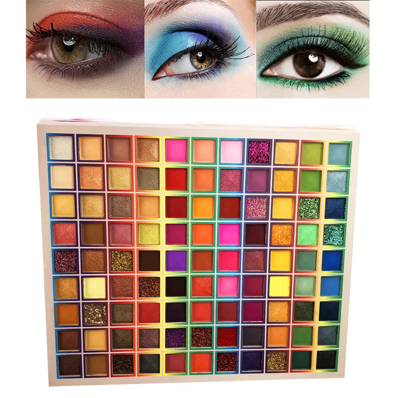 99 Colors Matte Glitter Eyeshadow Palette