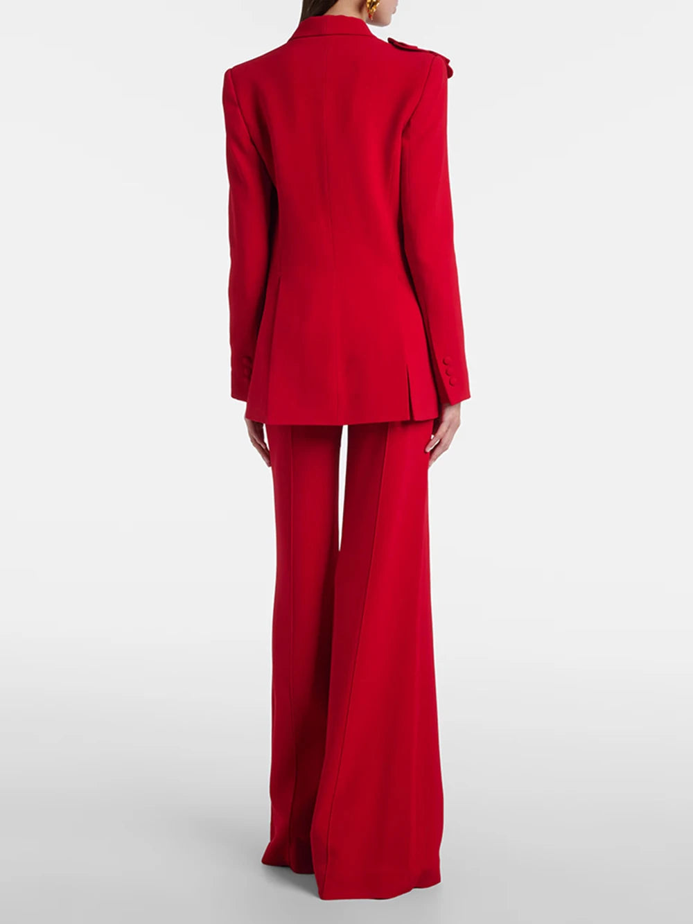 Women’s 3D Flower Blazer Pantsuit Set