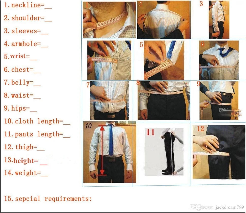 High Quality Formal Plaid Suits Custom Made Men Suits