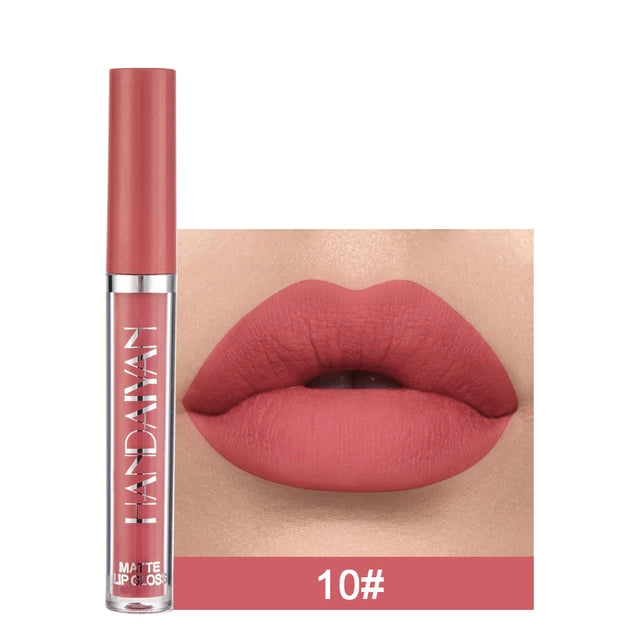 6PC/Set Matte Velvet Lip Gloss Waterproof Long-lasting Liquid Lipstick