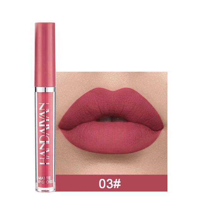 6PC/Set Matte Velvet Lip Gloss Waterproof Long-lasting Liquid Lipstick