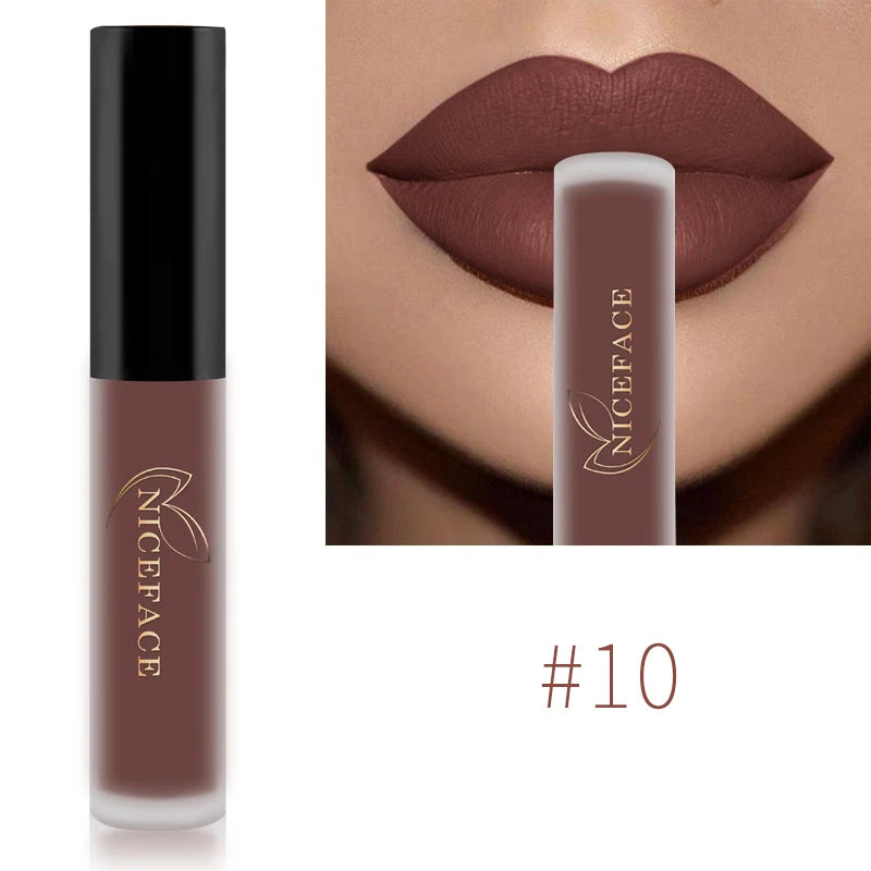 34-Color Matte Liquid Lipstick