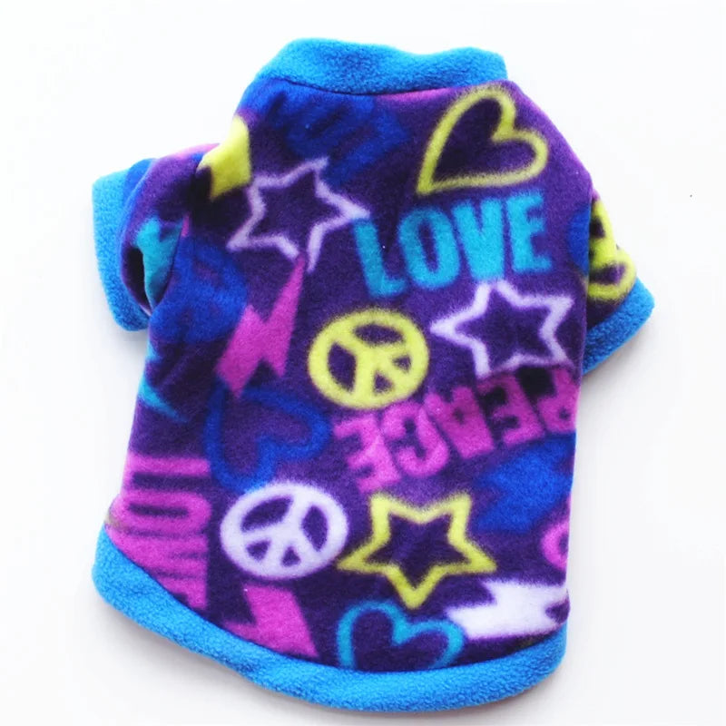 Warm Fleece Skull Dog Jacket – Cozy Camouflage Pullover for Stylish Pups