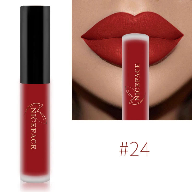 34-Color Matte Liquid Lipstick