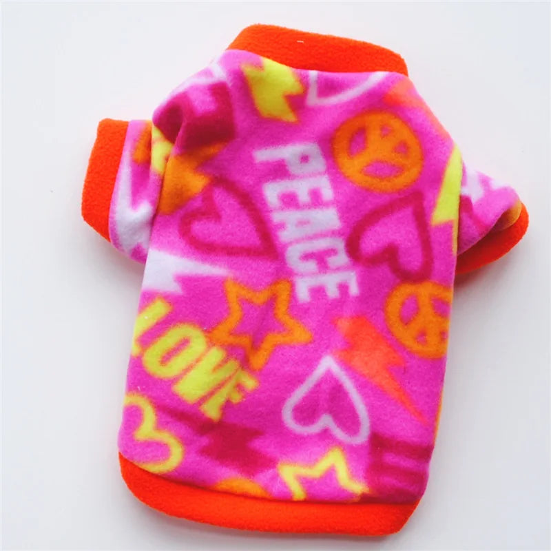 Warm Fleece Skull Dog Jacket – Cozy Camouflage Pullover for Stylish Pups