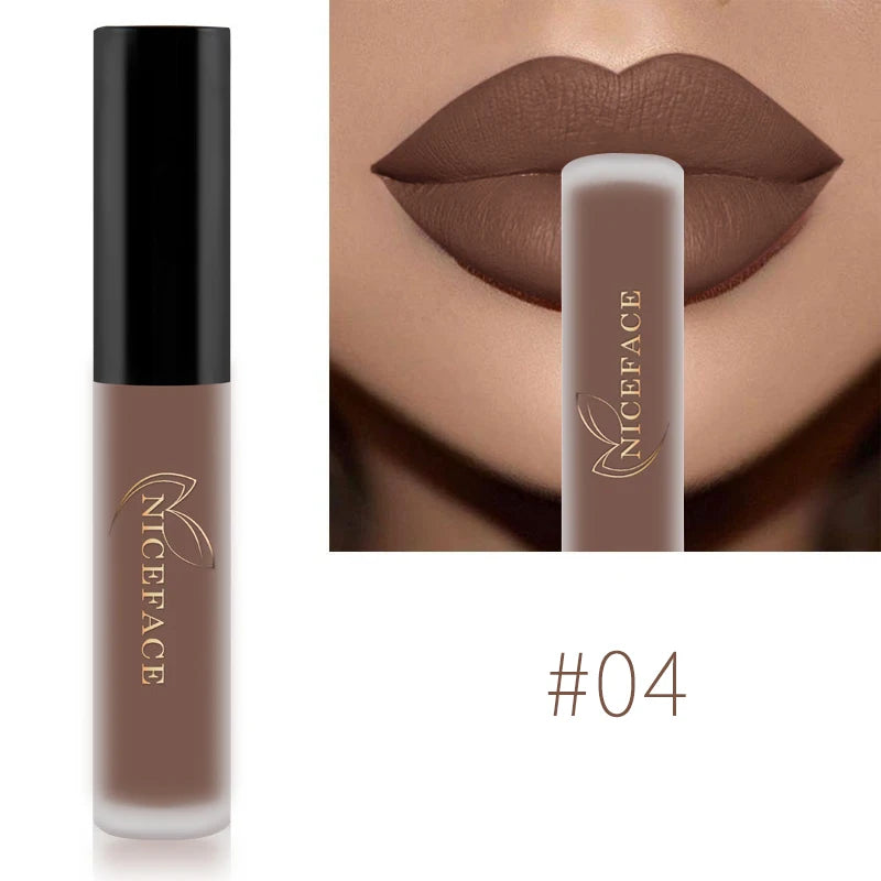34-Color Matte Liquid Lipstick