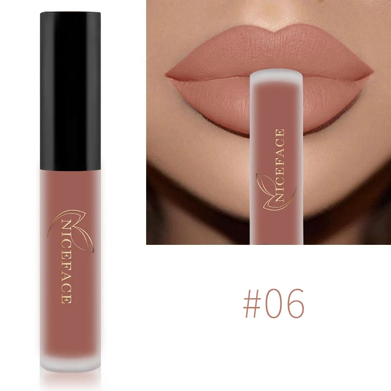34-Color Matte Liquid Lipstick