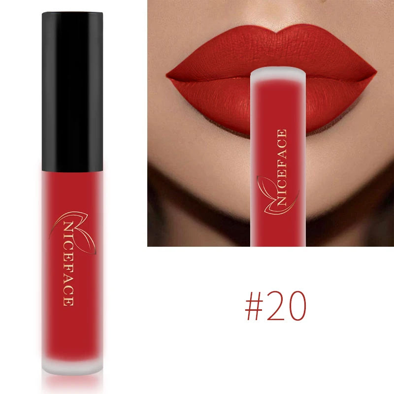34-Color Matte Liquid Lipstick