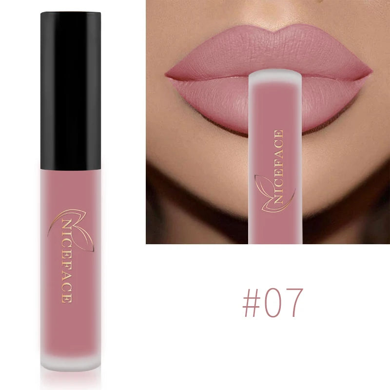 34-Color Matte Liquid Lipstick