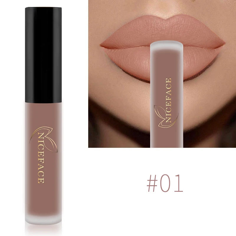 34-Color Matte Liquid Lipstick