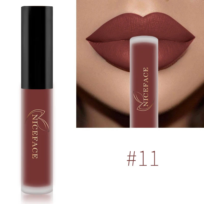 34-Color Matte Liquid Lipstick