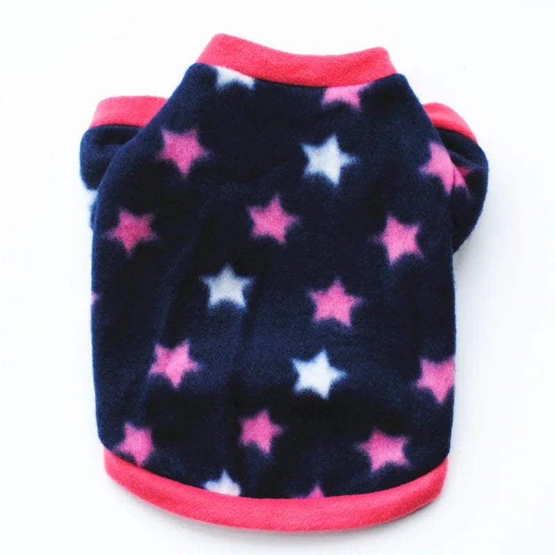 Warm Fleece Skull Dog Jacket – Cozy Camouflage Pullover for Stylish Pups