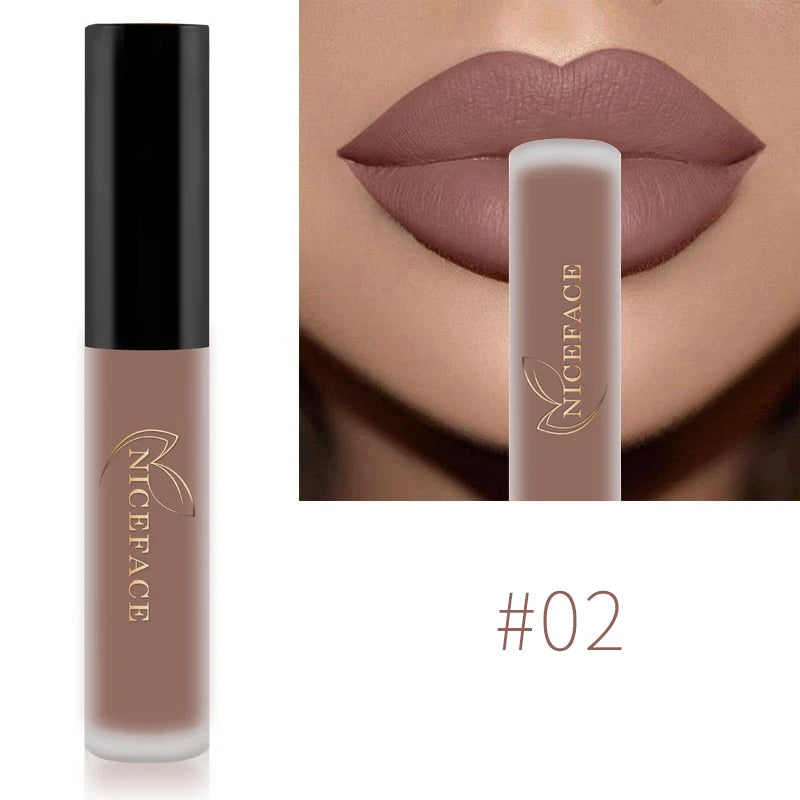 34-Color Matte Liquid Lipstick