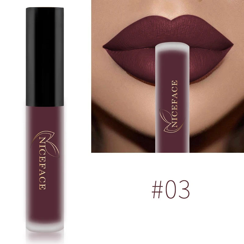 34-Color Matte Liquid Lipstick
