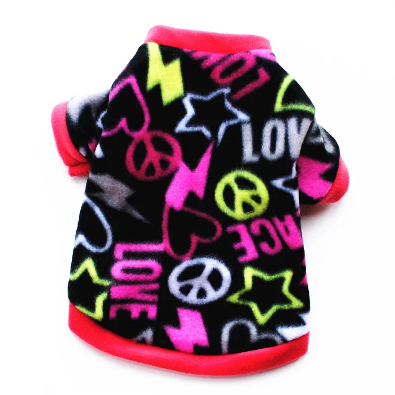 Warm Fleece Skull Dog Jacket – Cozy Camouflage Pullover for Stylish Pups