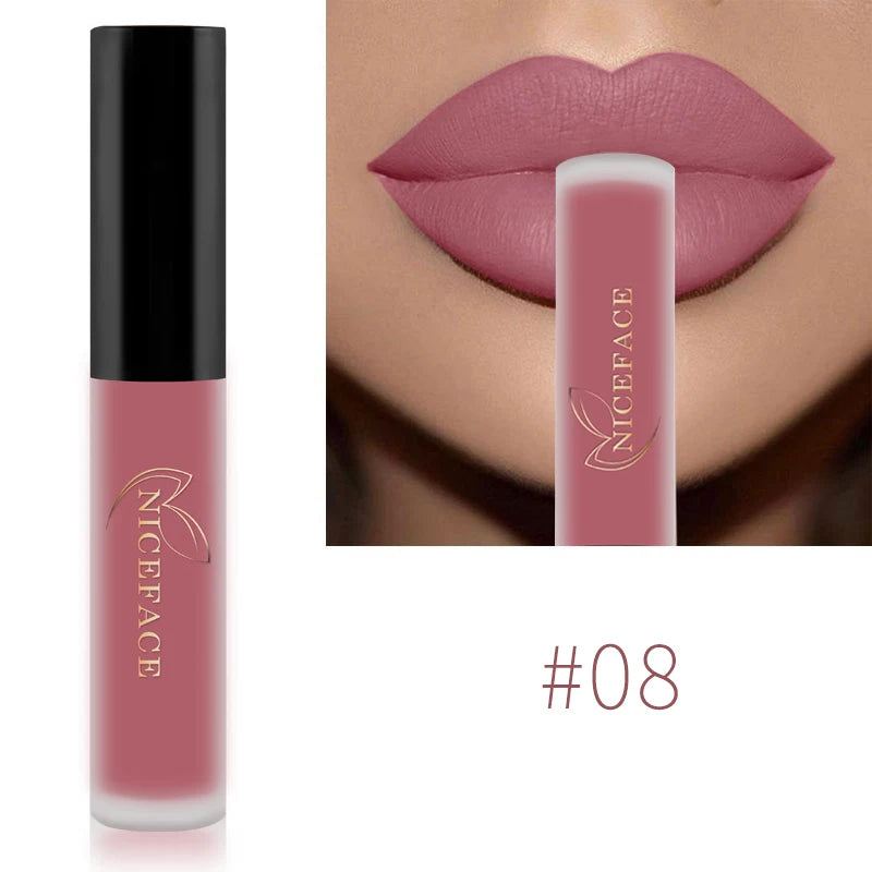 34-Color Matte Liquid Lipstick
