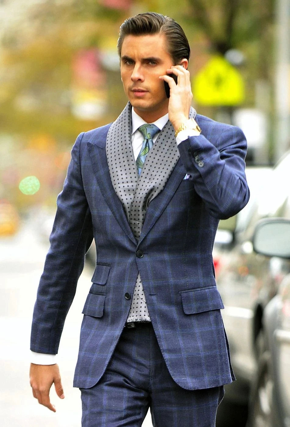 High Quality Formal Plaid Suits Custom Made Men Suits