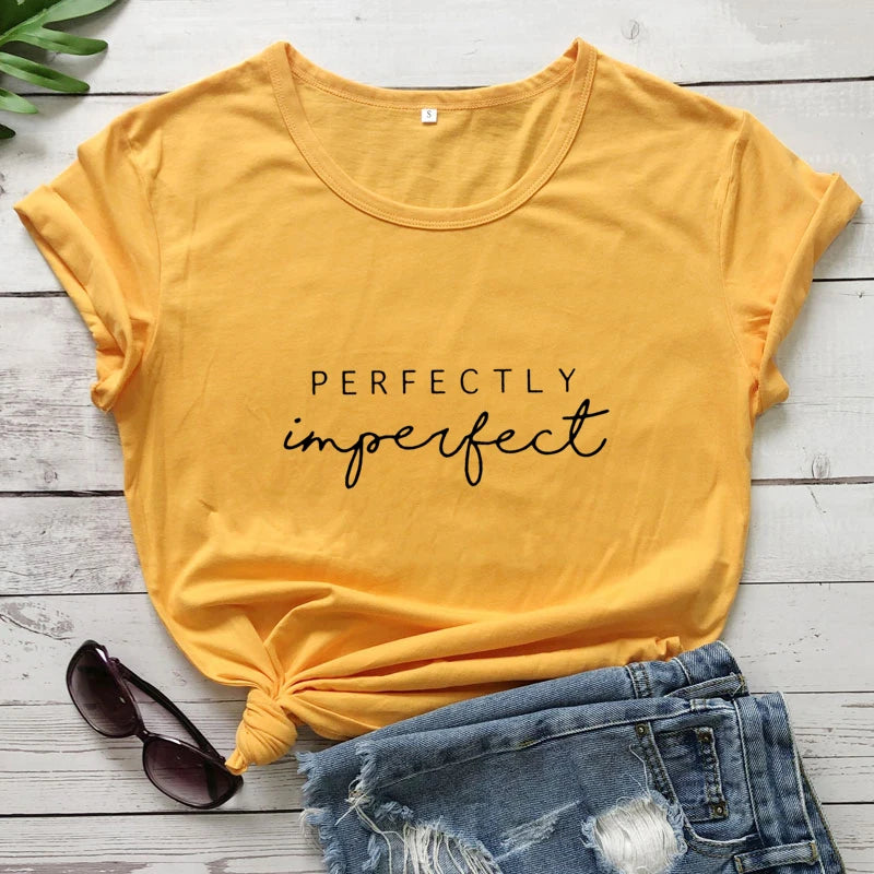 Perfectly Imperfect 100% Cotton T-shirt