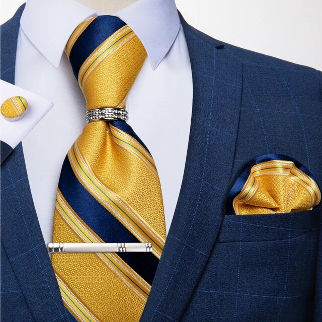 New Fashion Men's 8cm Silk Neck Tie Set