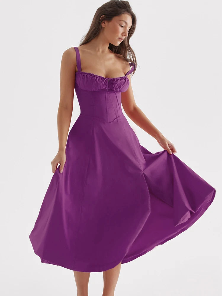 Off Shoulder Flower Print High Split Elegant Long Dresses