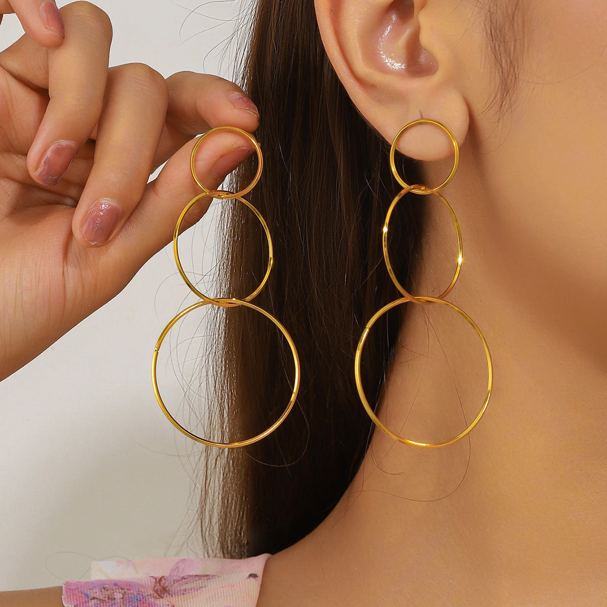 Luxury Glazed Rhinestone Dangle Earrings for Women