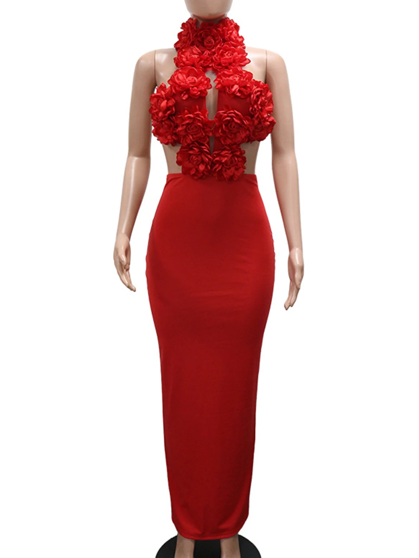 Sexy Backless Maxi Summer Dress