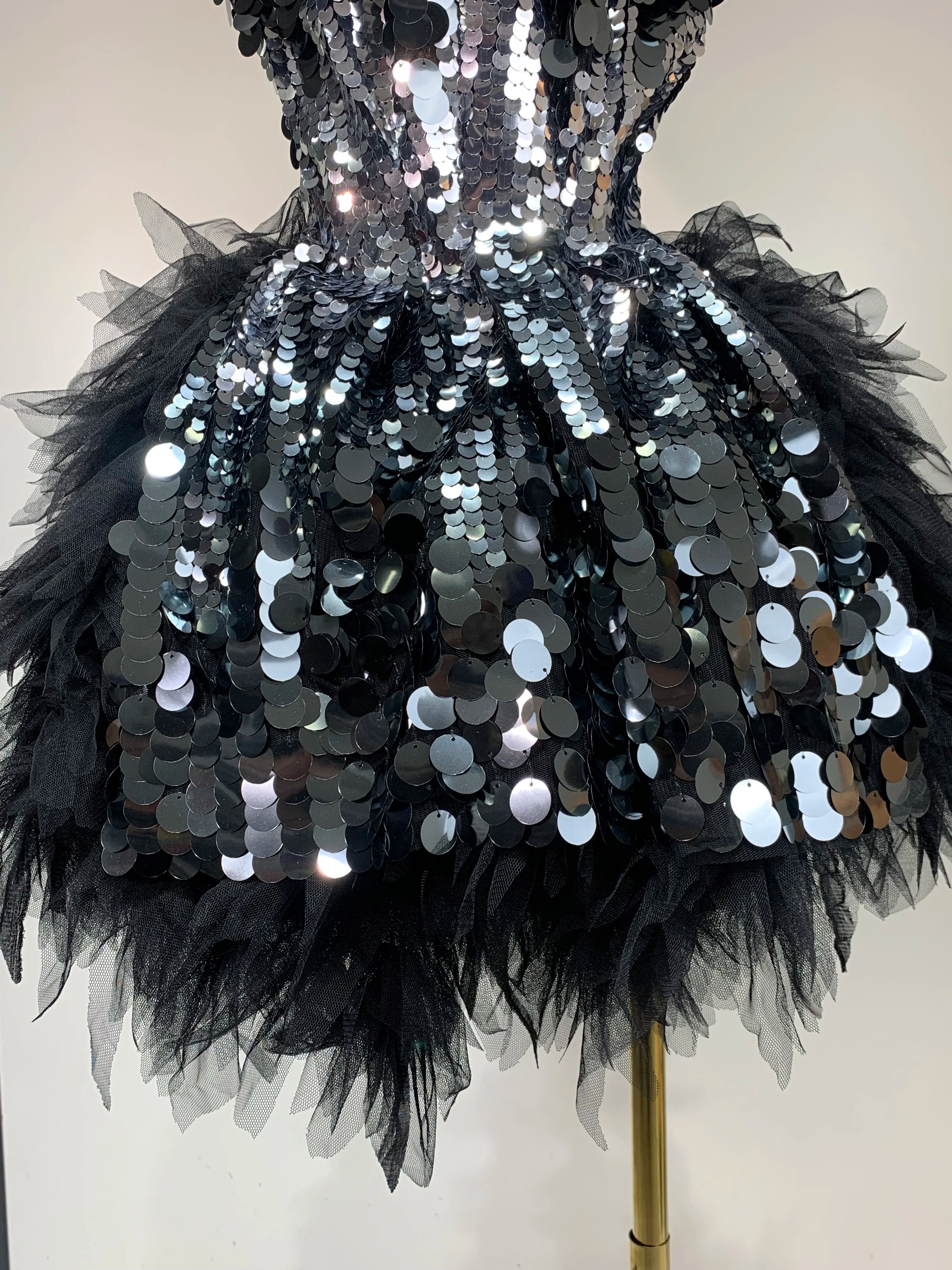 Sparkly Sequins Two Pieces Set