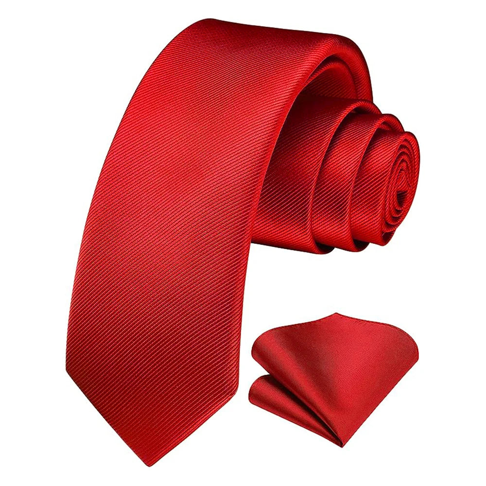 Slim Silk Tie & Pocket Square Set