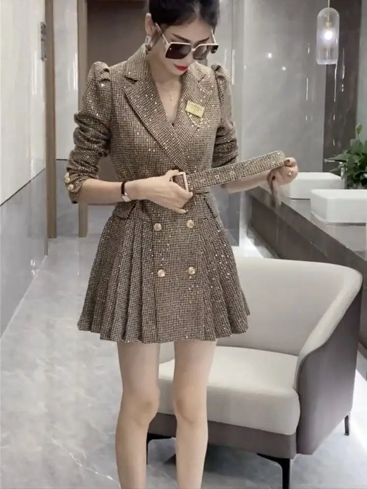 New Autumn Waist Slimming Dress