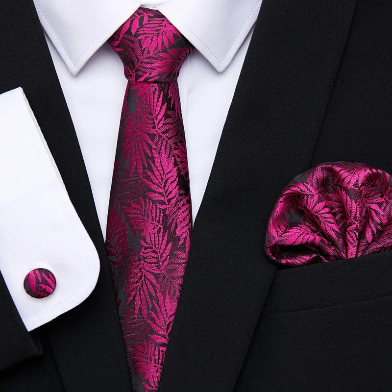 7.5 cm Tie Pocket Squares Cufflink Set