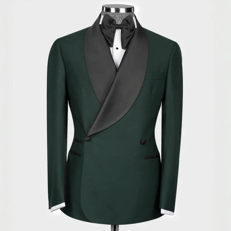 Business High-end Suits 2 Piece British Style Coat+Pants Customized