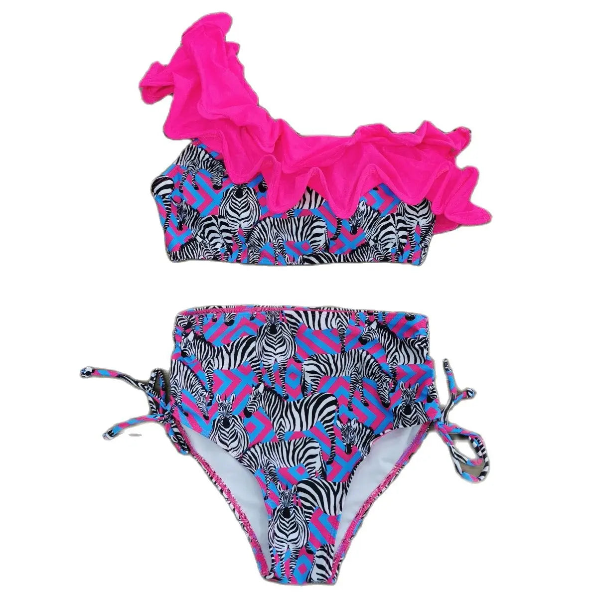 New Sexy High Waist Ruffle Bikini Sets