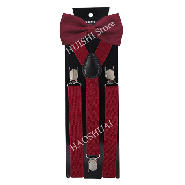 Suspenders Bowtie Sets