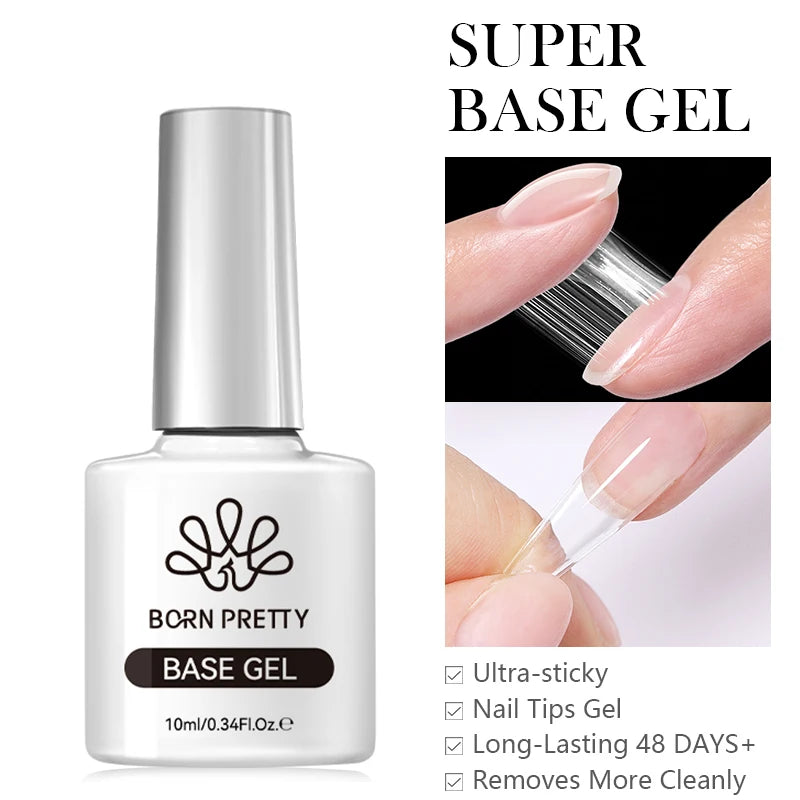 BORN PRETTY 10ml White Cat Magnetic Gel Nail Polish Ultra Shine White-light Varnis Semi Permanent Soak Off UV LED Gel for Nails