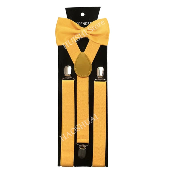 Suspenders Bowtie Sets
