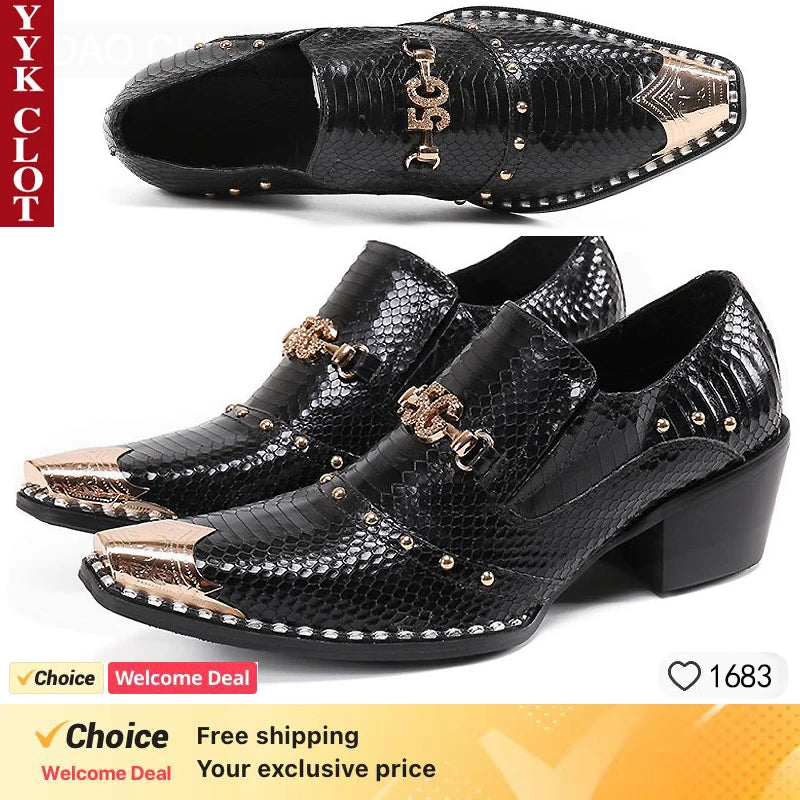 Summer Black Glossy Leather Dress Shoes for Men – Pointed Toe Business &amp; Wedding Oxfords