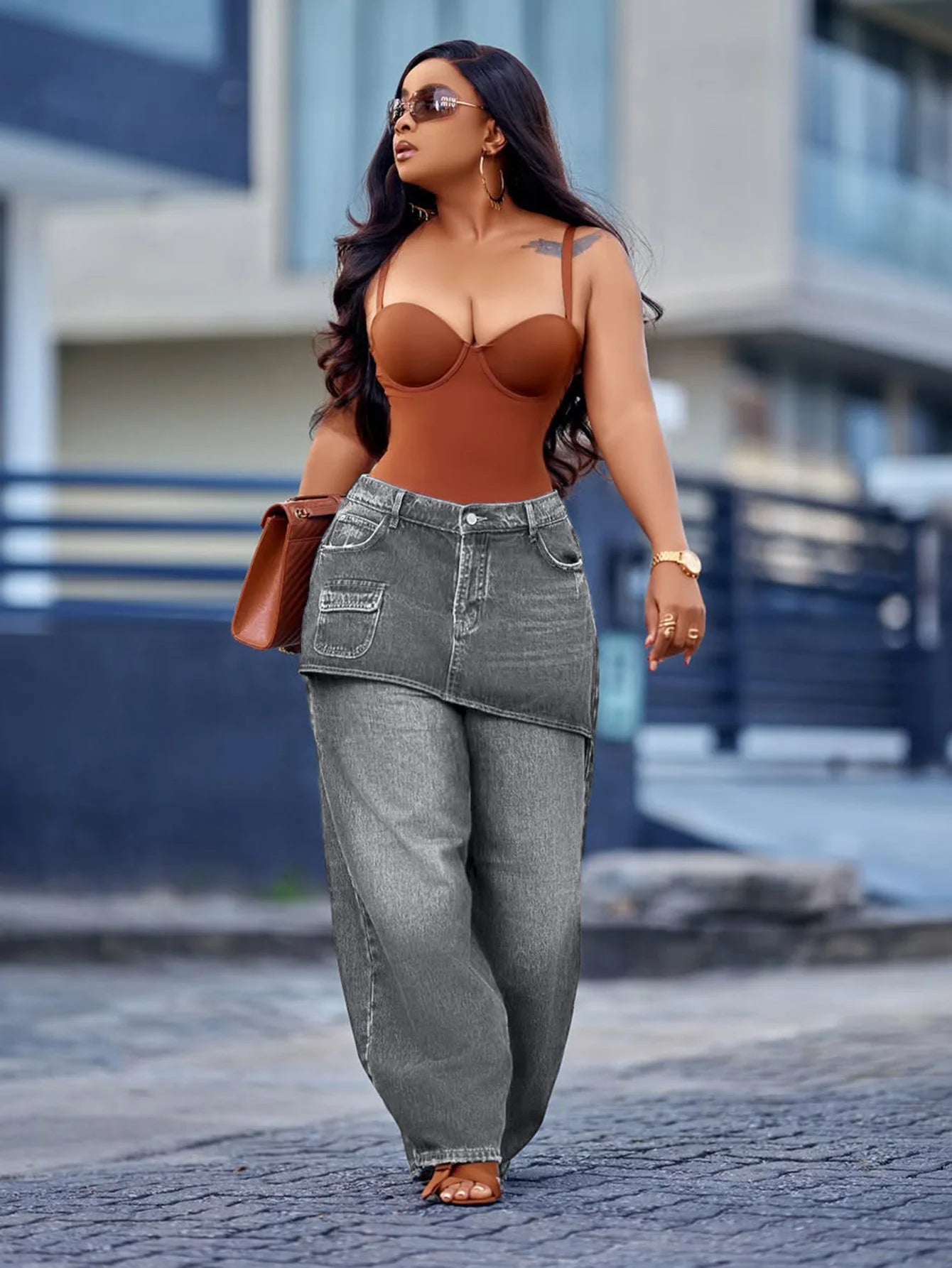 Vintage Wide Leg, High Waist, Slim Fit Straight Trousers for Y2K Streetwear & Elegant Work Looks