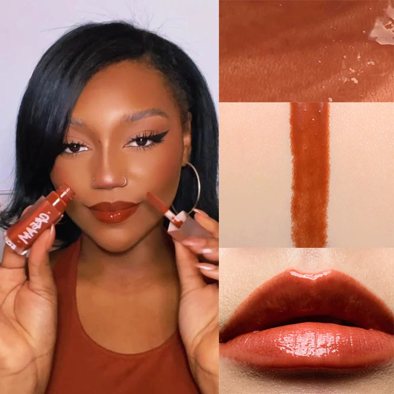 Gloss Bomb Cream Color Drip Lip Cream & Heat Liquid Lipstick Moisturizing Plumper Long Lasting Lipgloss 9ml