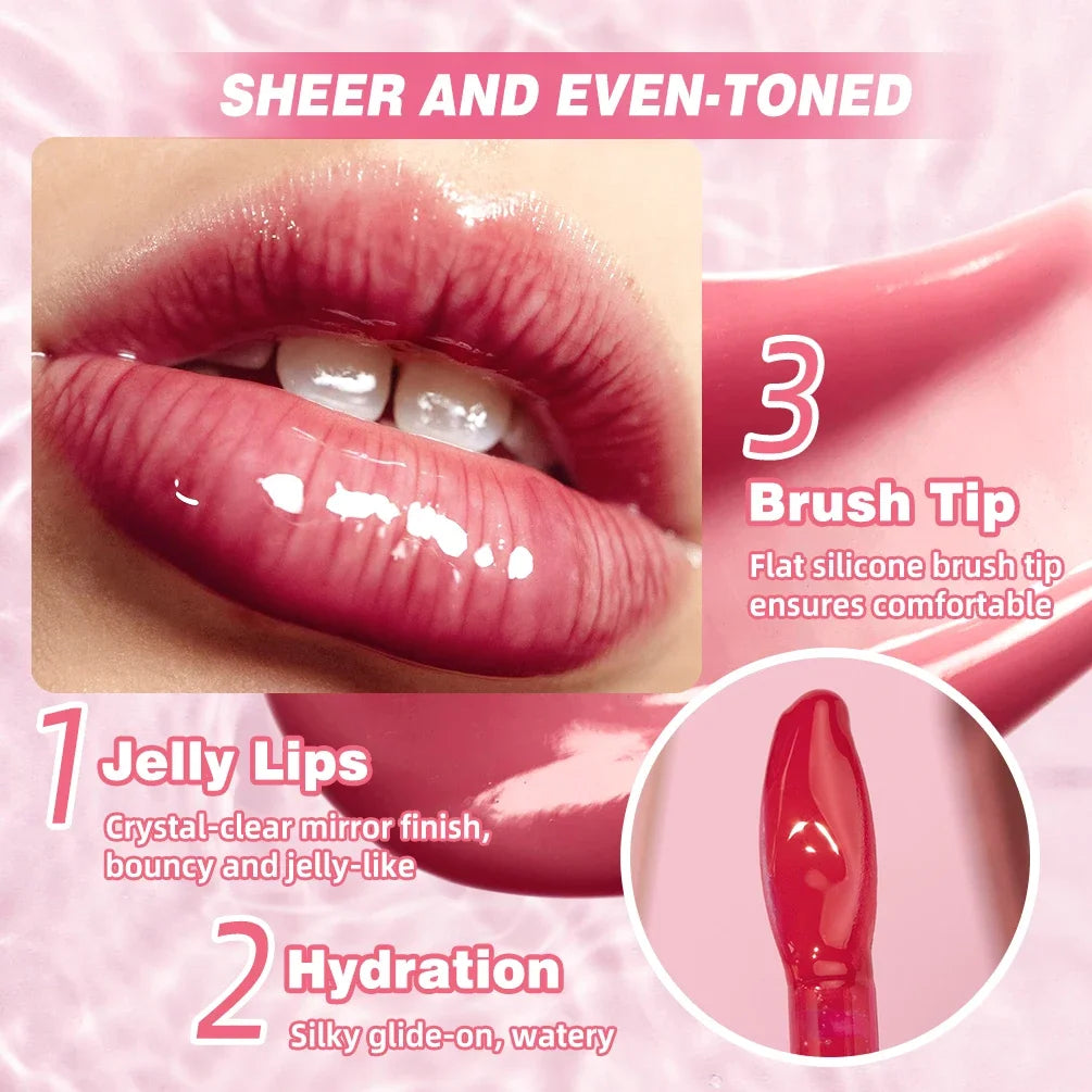 QIBEST Mirror Pearl Lip Gloss