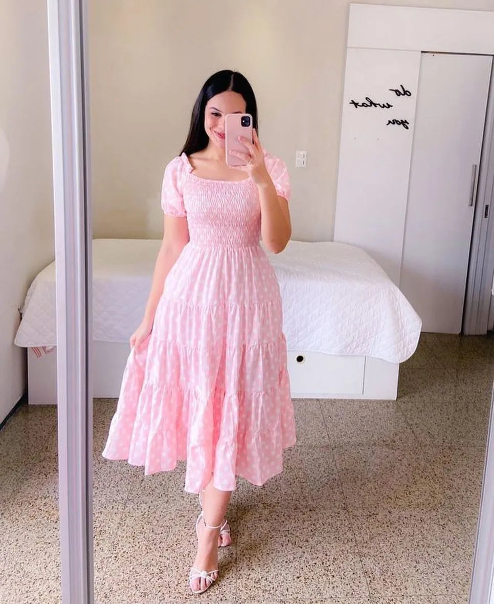 Boho Floral Summer Dress