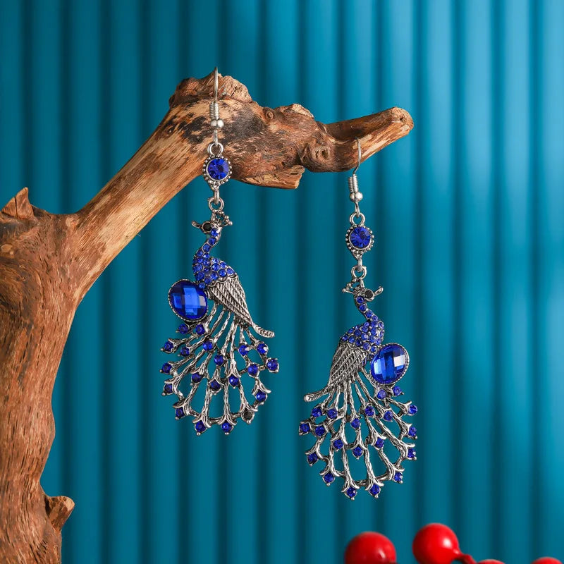 New Bohemian Multicolor Rhinestone Crystal Earrings