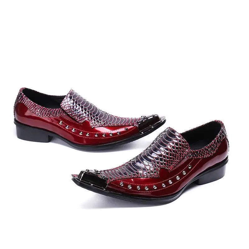 Summer Black Glossy Leather Dress Shoes for Men – Pointed Toe Business &amp; Wedding Oxfords