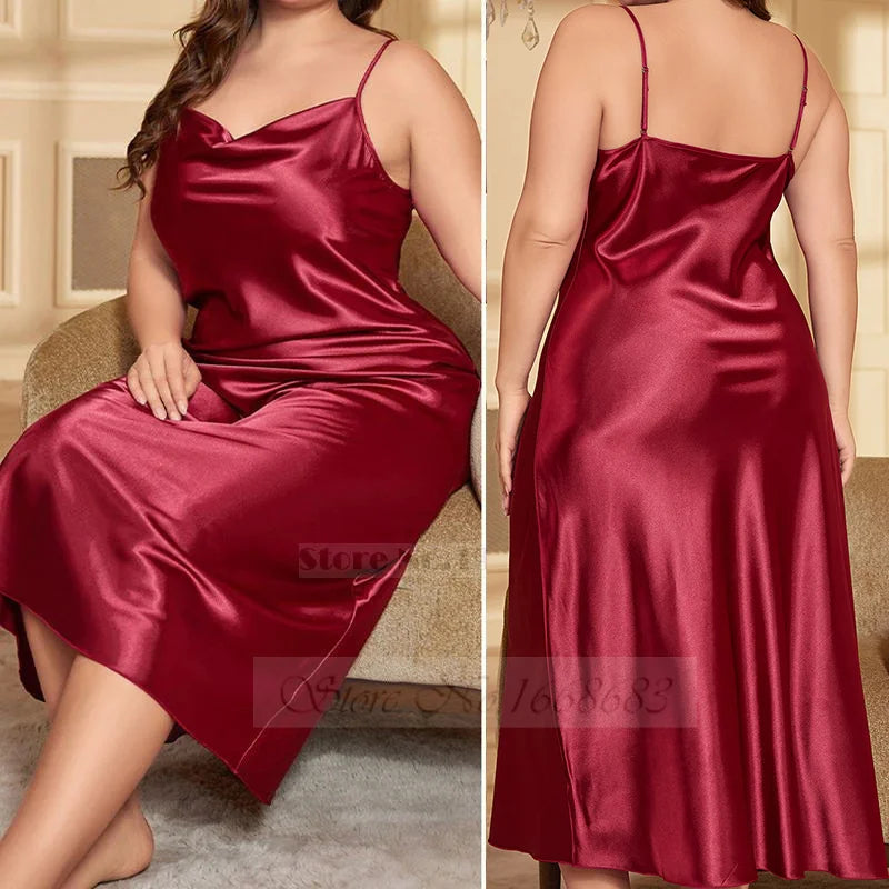 Summer New Satin Chemise Sleepwear