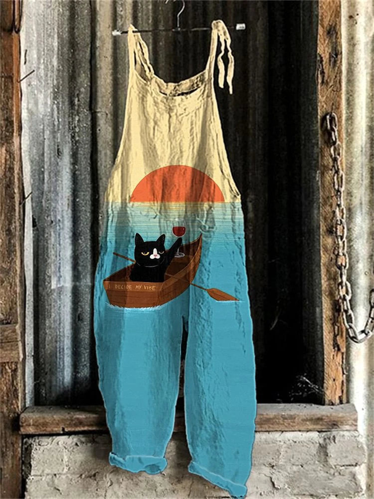 Loose Adjustable Suspension Jumpsuit