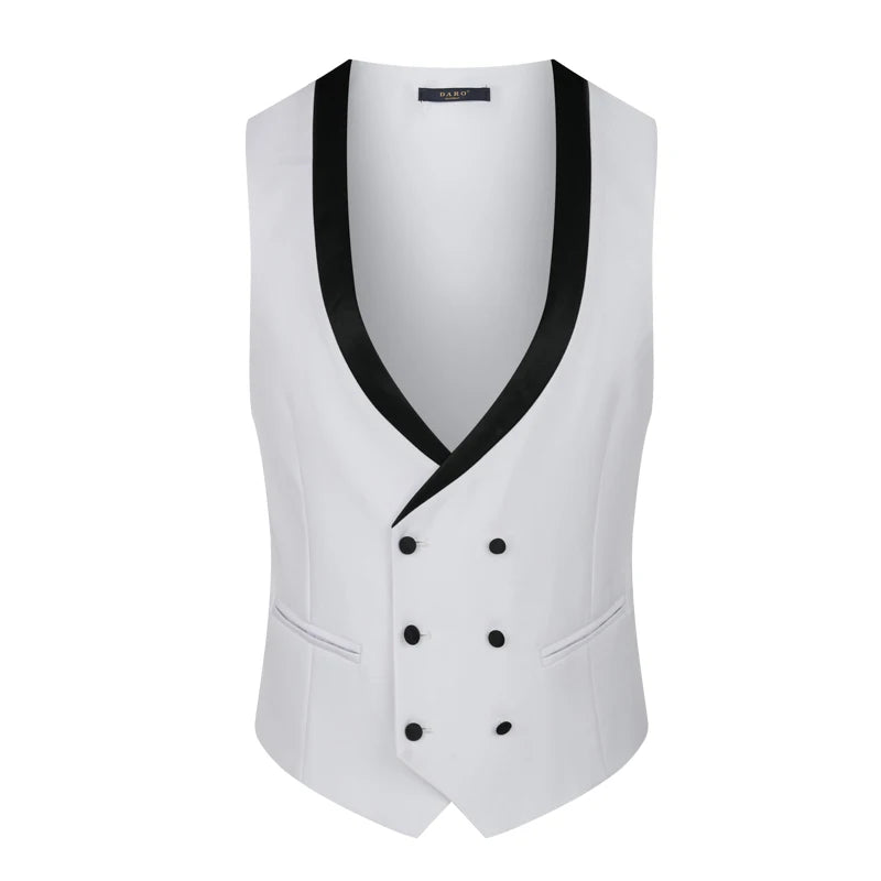 High-grade Light Luxury Mens Suits Set 3 Piece Blazer with Pants Vest, S-3XL