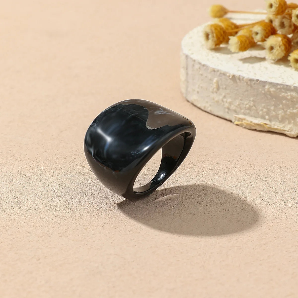 Dopamine Colorful Rings – Bold Geometric Resin Statement Jewelry for Women