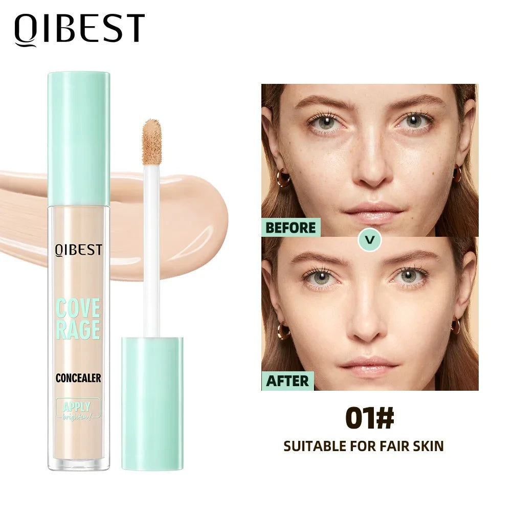 QIBEST Liquid Foundation Cream For High Coverage